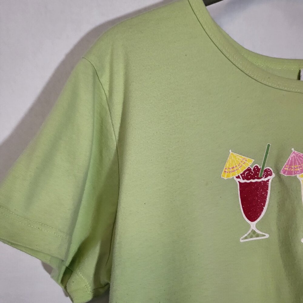 White Stag Women's "Smoothie" T Shirt Size XL Lime Green - Picture 2 of 8